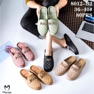 Thick Office Shoes Sandals with H Pattern Imported Mokaya 8012-B2 and Lincah 8012