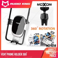 MOXOM Black Mirror MX-VS14 360° Rotation Vent Phone Holder Gravity Auto Lock Car Holder