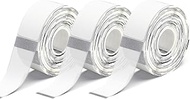 MIARALA Transparent D30 Label Tape, Label Maker Tape-15mm×30mm(0.59"x1.18") Sticker Thermal Paper Self-Adhesive Label Tape for D30 Label Printer, Label Tape, 3 Rolls