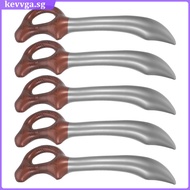 🎃 5Pcs Inflatable Pirate Swords PVC Party Props Coffee Color for Kids Costume and Themed Events