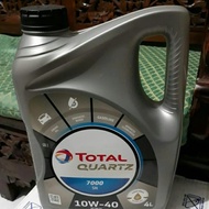 TOTAL QUARTZ 7000 10W40/OLI TOTAL/OLI MESIN MOBIL 10W40 KEMASAN GALON