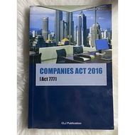 Companies Act 2016 [Act 777] Laws of Malaysia 🇲🇾 (Preloved Book 📖) 📚