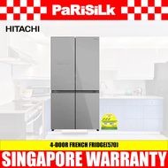 HITACHI R-WB640V0MS1-5(GS) 4-DOOR FRENCH FRIDGE(570)(Energy Efficiency Class 3)