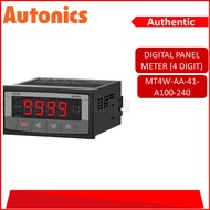 AUTONICS DIGITAL PANEL METER (4 DIGIT)AC100-240V AC AMPERE RELAY(MT4W-AA-41-A100-240)
