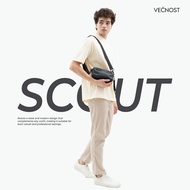 VECNOST Scout I Slingbag Clutch Bag 2 in 1 I Men's Bag Water Resistant Black Series Sling Bag