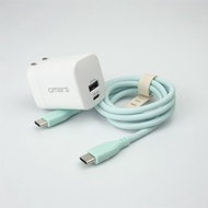 omars 炫彩快充組(GaN35W充電頭+炫彩Type-C to Type-C線)