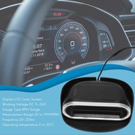 Car Universal 50-9999RPM Tachometer LCD Digital Display  Tachometer Boat Truck LCD Screen RPM Meter