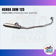 ♞Honda XRM 125 Stock Pipe Type Muffler for XRM 125 Exhaust pipe