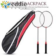 26EDIE1 Badminton Racket Bag, Oxford Cloth Adjustable Strap Shuttlecock Bag, Tennis Case Bags Racket Cover Racket Organizing Lightweight Outdoor Sports