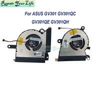 New CPU GPU Cooling Fan For ASUS ROG Flow X13 GV301QC GV301QE GV301QH GV301 Gaming Laptop VGA Fans 1