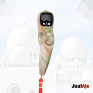 Tasbih Digital Alarm Bunyi Beep 100 Motif Marmer dan Kayu + Lampu LED Unik Alat Zikir Murah COD