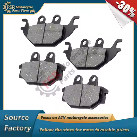 2 Pairs brake pads,For TGB ATV BLADE 425 550 600 1000 T3b Avenger Quad 400 TARGET 550 EFI Gunner 550