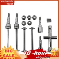 For 1/12 Scale RC Car Replacement Parts- Front Rear Drive Shaft, Differentials, Motors, Gears for Mo