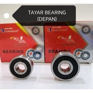 FX110 / GSX110 TAYAR BEARING SET DEPAN(6200~1pc/6300~1pc) BEARING TAYAR FX 110 / GSX 110