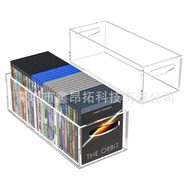 Transparent Transparent cd Box Acrylic CD Display Rack Book Booklet Magazine CD Storage Box Househol