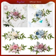 MagiDeal PEW Flowers Wedding Ceremony Aisle Chair Decorations Decorative Artificial Flowers for Cele