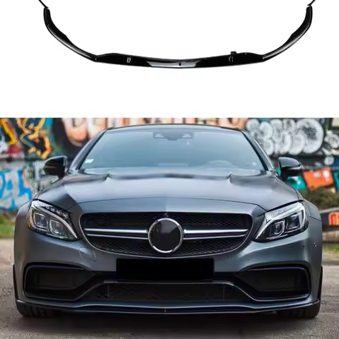 Front Bumper Lower Lip Spoiler Diffuser Splitter body kit For Mercedes-Benz C Class W205 C205 S205 C