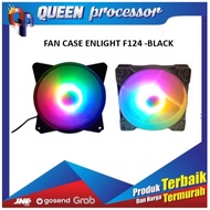 ENLIGHT F124 Casing Fan - BLACK