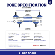 F-One Shark FOS Front Sway Bar Link Stabilizer Link Stabil Adjustable ADJ Toyota Avanza / Gran Max P