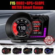 ‼️New Model🇲🇾 F15 Car OBD OBD2 Meter GPS Digital Scanner Speedometer Gauge display Hud Water temp RPM myvi AXIA CBW