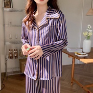 Korean Long Sleeve Pajama Pants Terno Cotton For Women Nightwear Sleepwear