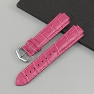 Genuine Genuine Leather Crocodile Pattern Watch Strap Suitable for cartier Blue Balloon cartier Acce