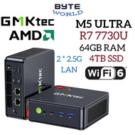GMKtec M5 ULTRA AMD Ryzen 7 7730U Windows Mini PC 64GB RAM 4TB NVME SSD Gaming PC Gaming Computer