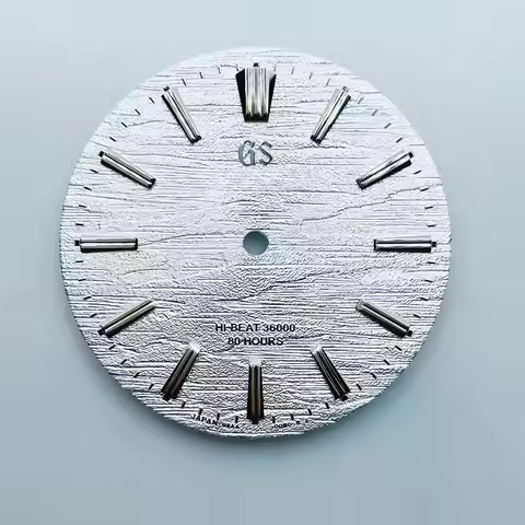 33.5mm NH35 dialNH36 dial No luminous type No date GS mechanical watch movement dial for seiko mod