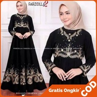 GS152 - Gamis Terbaru Dress Muslim Baju Wanita Pesta 2021 Arab