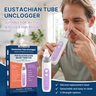 Eustachian Tube Unclogger Blowing device  ear pressure tinnitus and ear pain airplane travel Tinnitu