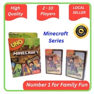 UNO Minecraft Edition - Creeper UNO Card Game - Minecraft Series -