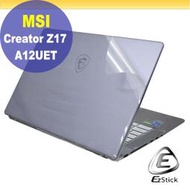 【Ezstick】MSI Creator Z17 A12UET 二代透氣機身保護貼 DIY包膜