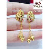 Wing Sing 916 Gold Earrings / Subang Indian Design  Emas 916 (WS184)