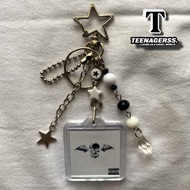 GANTUNGAN Beads Keychain Bag A7X Avenged Sevenfold Keychain Bag Beads Aesthetic Jewelry Charm