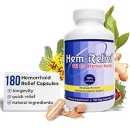 Hem-Relief Western Herbal & Nutrition 911: Natural Hemorrhoid Pills, Eases Itching, Burning & Discom
