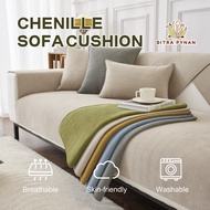 Bitra Pynan Premium Sofa Cover Non Slip Washable Sofa Cloth for 1/2/3/4 Seater &amp; L shape Couch Slipcover Mat Alas Sofa