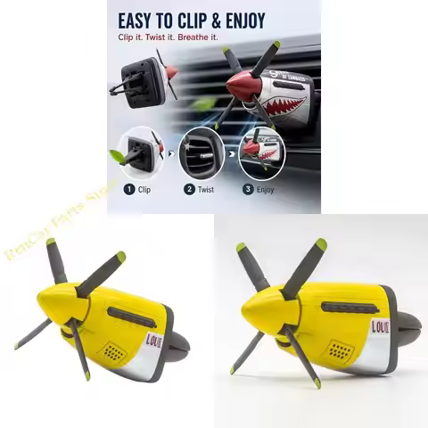 Car Air Outlet Accent with Small Fighter Plane Clip Design