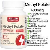[USA] Methyl Folate Extra Strength 400mcg 60 tablets Jarrow Formulas folic acid vitamins