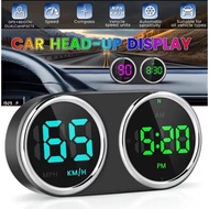 Car Motorcycle Electronic Clocks GPS HUD KM/H MPH Speed Meter 7-Color Head-up Display Plug And Play 