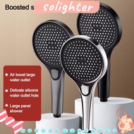 SOLIGHTER Water-saving Sprinkler, High Pressure Handheld Large Panel Shower Head, Fashion Multi-function Adjustable 3 Modes Shower Sprinkler Bathroom Accessories