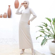 Gamis Manset Lengan Panjang Spandek Soft / Inner Manset Panjang