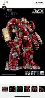 threezero 全新未開封 Marvel Studios: The Infinity Saga DLx鋼鐵俠Mark 44 “反浩克裝 甲" Marvel Studios: The Infinit