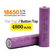 Bateri Boleh Cas Semula DXL 18650 3.7V Flat Top / Button Top Rechargeable Battery 4800mah ( 1pcs / Wholesale )