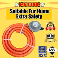 [MR.COOK] Extra Safety💡SIRIM💡Safety Gas Regulator Set Gas Paip Dapur Gas Kepala Gas Dapur Paip Gas G