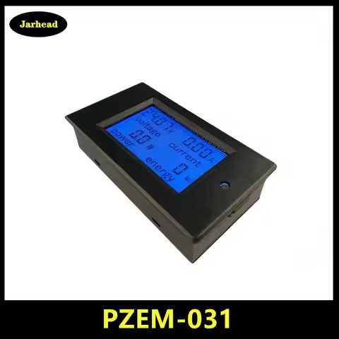 PZEM-031 Digital Wattmeter Voltmeter Ammeter DC 6.5-100V 4in1 LCD Voltage Current Power Energy Consu