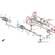 gear box assy power steering bak stir rack stir crv gen1 s10 2000 2001 53601-S10