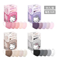 幸福物語 Hello Kitty 成人平面漸層醫療口罩