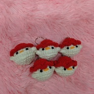 MINI DUCK CROCHET KEYCHAIN DJ HANDMADE