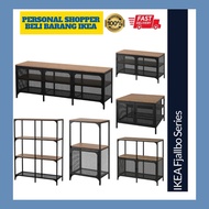 IKEA Fjallbo FJÄLLBO TV Bench Storage Coffee Table Mesh Rack Shelving Besi Industrial Rustic Metal D