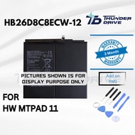 Thunder Drive Battery Compatible For HW MATE PAD 11 HB26D8C8ECW-12